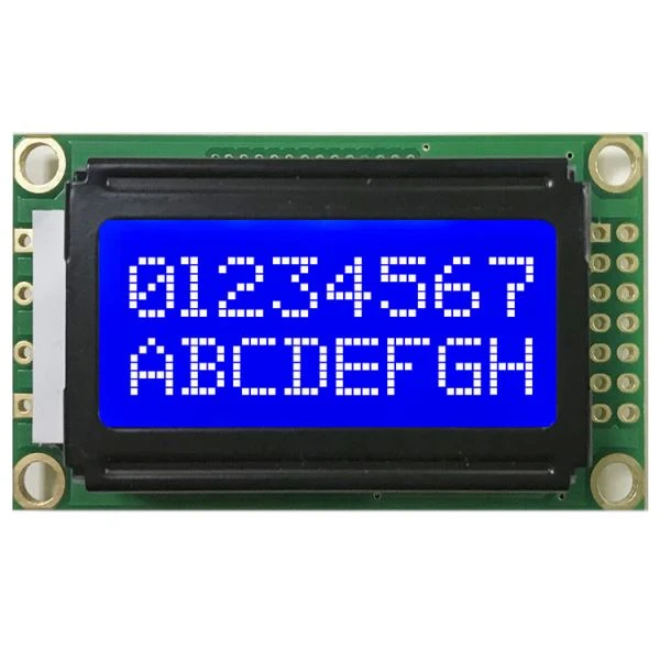 8x2 LCD Parallel Character