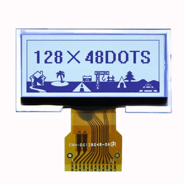 Żgħar 128 * 48 Lcd Monitor FSTN Lcd Screen Monochrome Trasparenti